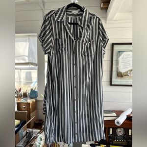 Striped Shirt Dress (with Pockets!)